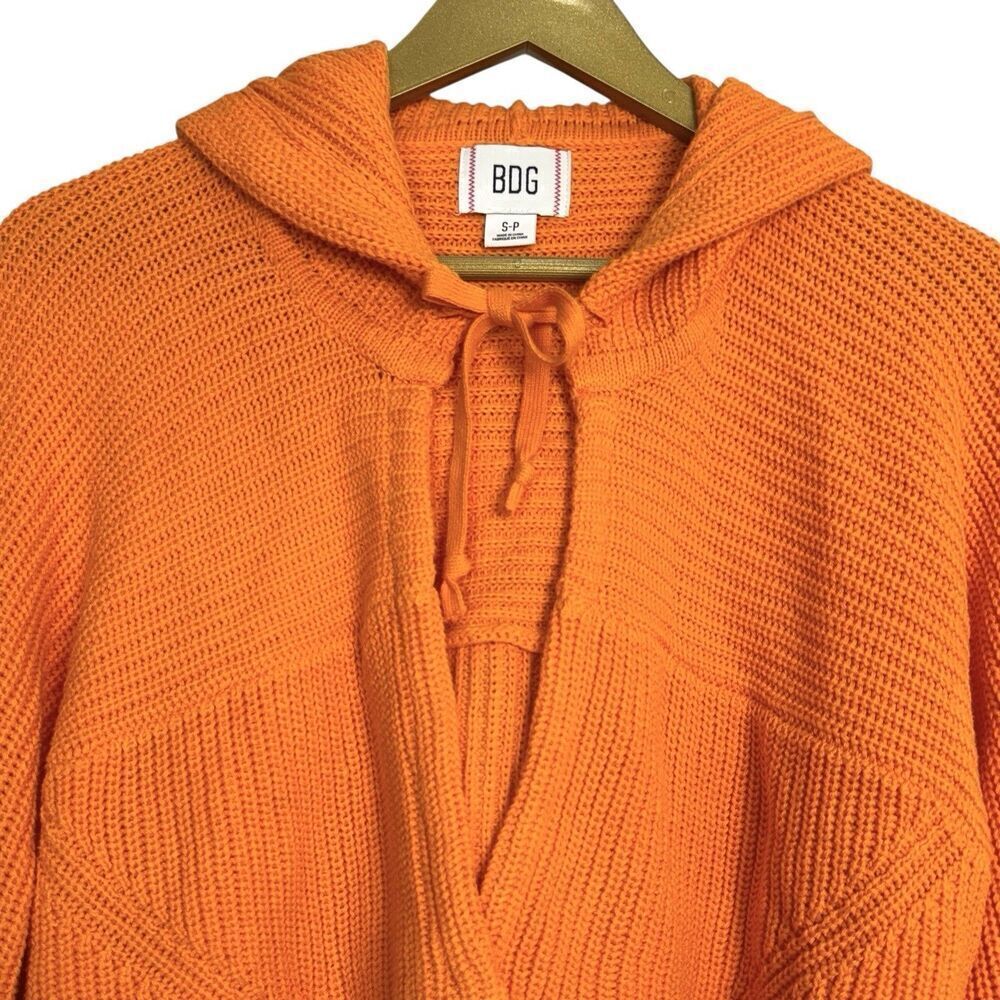 BDG Urban Outfitters Oversized Cropped Cardigan Sweater Hoodie Small Boho Y2K - Picture 4 of 7